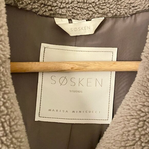 Sosken GITA Oversized Teddy Coat – Size Small - Picture 6 of 11